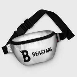 Поясная сумка Beastars glitch на светлом фоне: надпись и символ, цвет: 3D-принт — фото 2