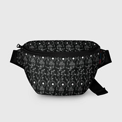 Поясная сумка Black style pattern