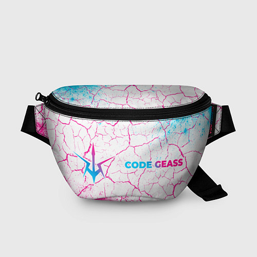 Поясная сумка Code Geass neon gradient style: надпись и символ / 3D-принт – фото 1