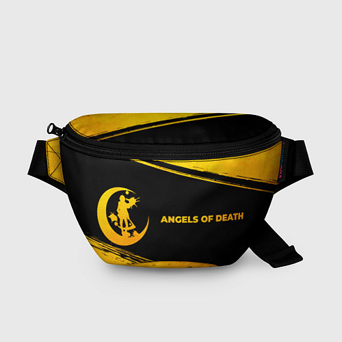 Поясная сумка Angels of Death - gold gradient: надпись и символ / 3D-принт – фото 1
