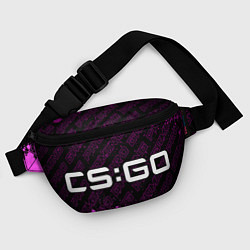Поясная сумка Counter Strike pro gaming: надпись и символ, цвет: 3D-принт — фото 2