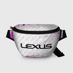 Поясная сумка Lexus pro racing: надпись и символ, цвет: 3D-принт
