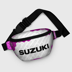 Поясная сумка Suzuki pro racing: надпись и символ, цвет: 3D-принт — фото 2