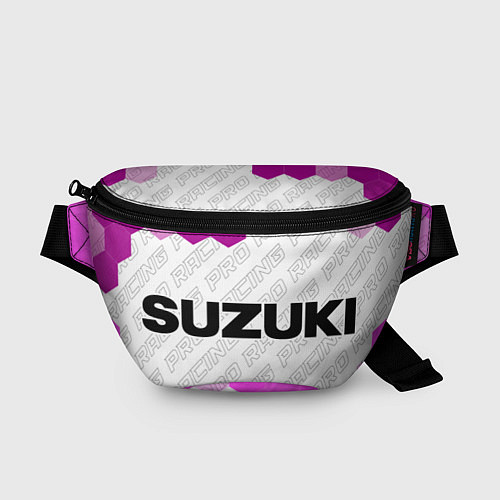 Поясная сумка Suzuki pro racing: надпись и символ / 3D-принт – фото 1