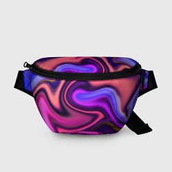 Поясная сумка Волшебные волны, цвет: 3D-принт