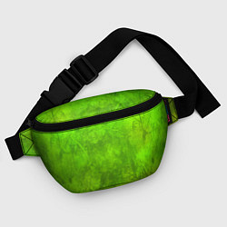 Поясная сумка Зелёная фантазия, цвет: 3D-принт — фото 2