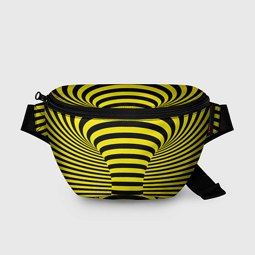 Поясная сумка Осиная талия - полосатая иллюзия / 3D-принт – фото 1