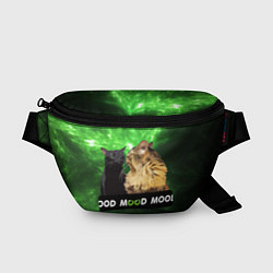 Поясная сумка Mood - коты из ТикТок, цвет: 3D-принт