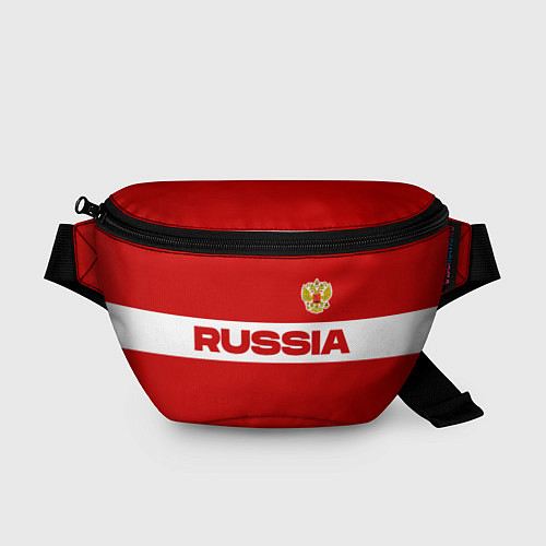 Поясная сумка Russia - красно-белый / 3D-принт – фото 1