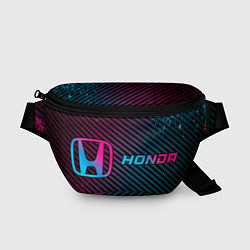 Поясная сумка Honda - neon gradient: надпись и символ, цвет: 3D-принт