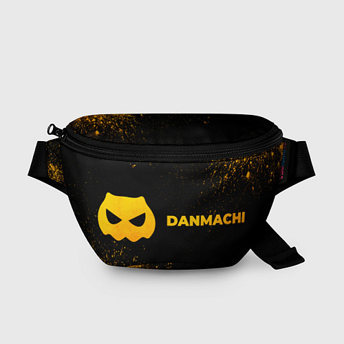 Поясная сумка DanMachi - gold gradient: надпись и символ / 3D-принт – фото 1
