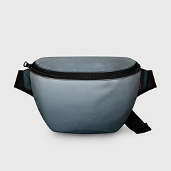 Поясная сумка Серый градиент капли