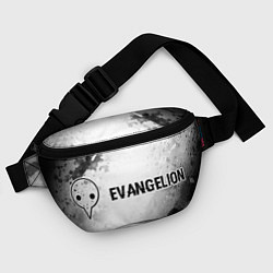 Поясная сумка Evangelion glitch на светлом фоне: надпись и симво, цвет: 3D-принт — фото 2