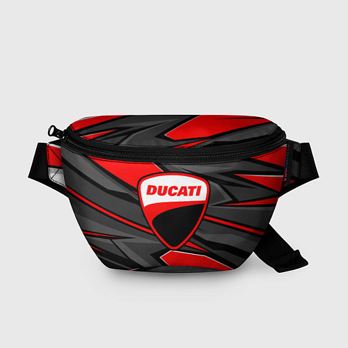 Поясная сумка Ducati - red stripes / 3D-принт – фото 1