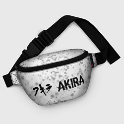Поясная сумка Akira glitch на светлом фоне: надпись и символ, цвет: 3D-принт — фото 2