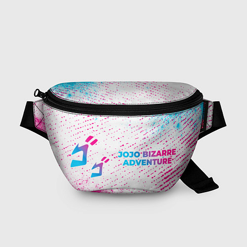 Поясная сумка JoJo Bizarre Adventure neon gradient style: надпис / 3D-принт – фото 1