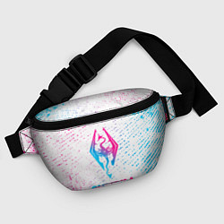 Поясная сумка Skyrim neon gradient style, цвет: 3D-принт — фото 2