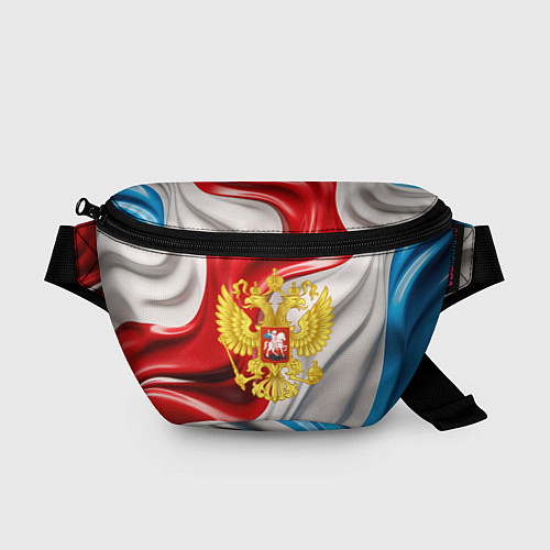 Поясная сумка Герб России на фоне флага / 3D-принт – фото 1
