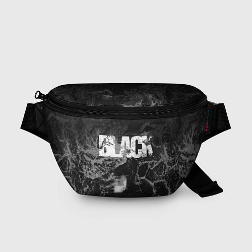 Поясная сумка Black - abstract / 3D-принт – фото 1