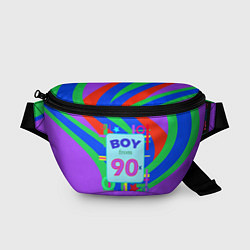 Поясная сумка Мальчик из 90-х, цвет: 3D-принт