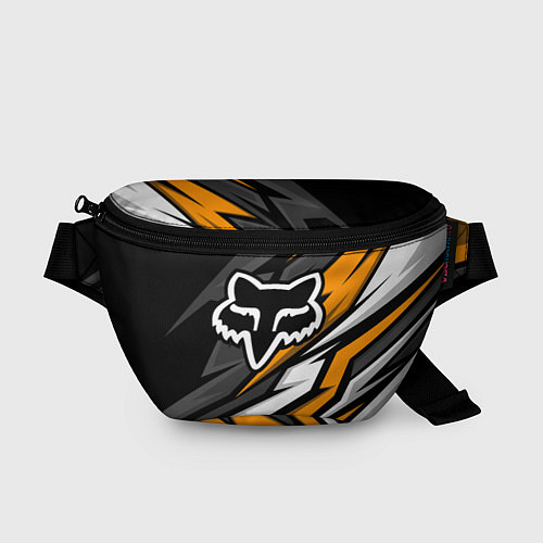 Поясная сумка Fox motocross racing - orange / 3D-принт – фото 1