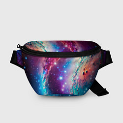 Поясная сумка Удивительная вселенная, цвет: 3D-принт