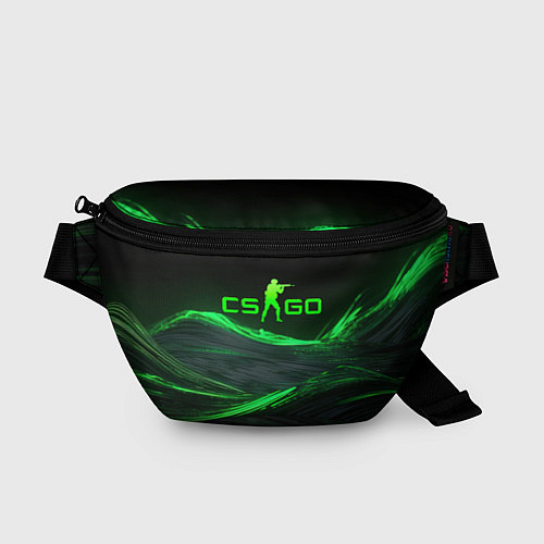 Поясная сумка CSGO neon green logo / 3D-принт – фото 1