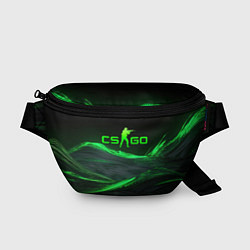 Поясная сумка CSGO neon green logo, цвет: 3D-принт