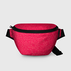 Поясная сумка Маленькие звёздочки красно-розовый, цвет: 3D-принт