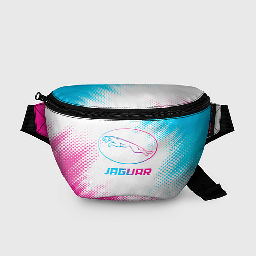 Поясная сумка Jaguar neon gradient style / 3D-принт – фото 1