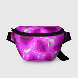 Поясная сумка Обтекаемый розовый, цвет: 3D-принт