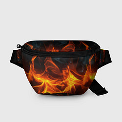 Поясная сумка Пламя костра, цвет: 3D-принт