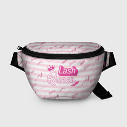 Поясная сумка Lash queen - pink Barbie pattern, цвет: 3D-принт