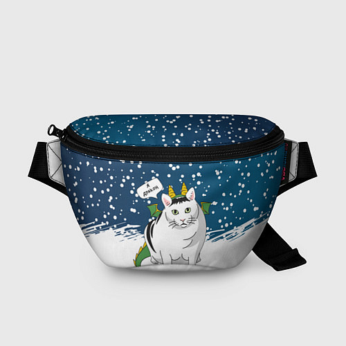 Поясная сумка Я дракон - кот / 3D-принт – фото 1
