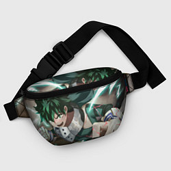 Поясная сумка Моя геройская академия Midoriya Izuku, цвет: 3D-принт — фото 2