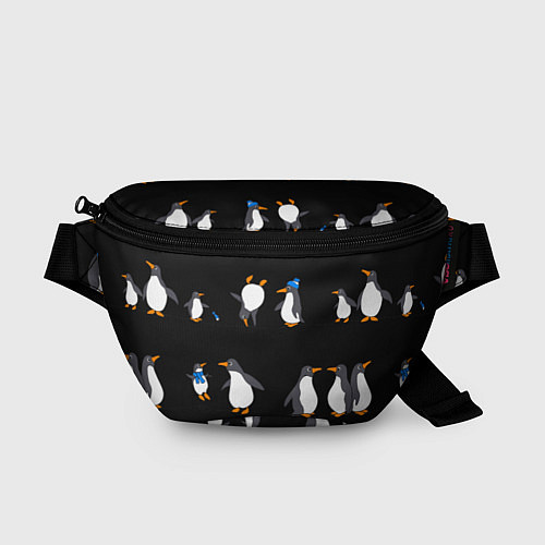 Поясная сумка Веселая семья пингвинов / 3D-принт – фото 1