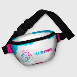 Поясная сумка Elden Ring neon gradient style по-горизонтали, цвет: 3D-принт — фото 2