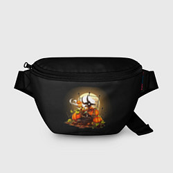 Поясная сумка Черт и тыквы хэллоуин, цвет: 3D-принт