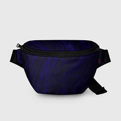Поясная сумка Абстракция ночной тёмно-синий