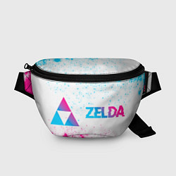 Поясная сумка Zelda neon gradient style по-горизонтали, цвет: 3D-принт
