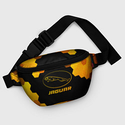 Поясная сумка Jaguar - gold gradient, цвет: 3D-принт — фото 2