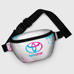 Поясная сумка Toyota neon gradient style, цвет: 3D-принт — фото 2