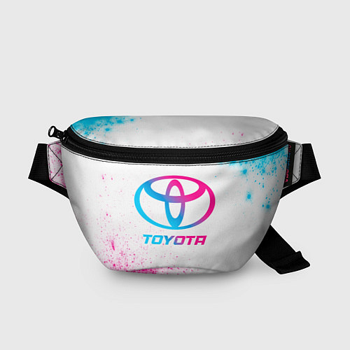 Поясная сумка Toyota neon gradient style / 3D-принт – фото 1