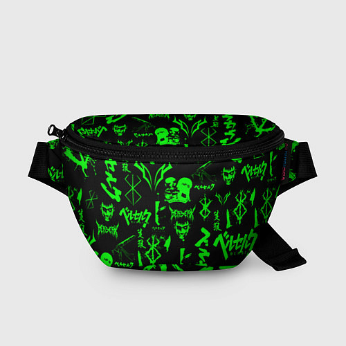 Поясная сумка Berserk neon green / 3D-принт – фото 1