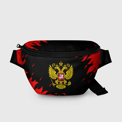 Поясная сумка Герф россия красный огонь / 3D-принт – фото 1