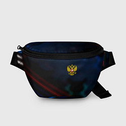 Поясная сумка Спортивная россия герб, цвет: 3D-принт