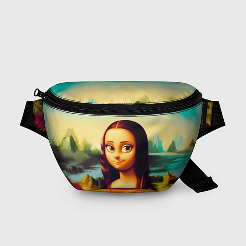 Поясная сумка Нейросеть - Мона Лиза в стиле Pixar / 3D-принт – фото 1
