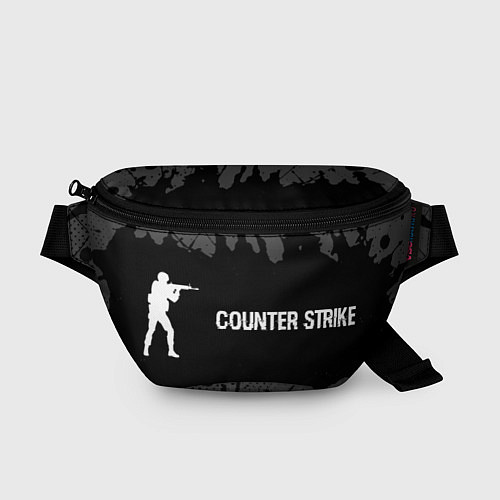 Поясная сумка Counter Strike glitch на темном фоне по-горизонтал / 3D-принт – фото 1