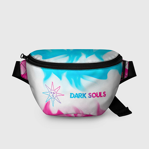 Поясная сумка Dark Souls neon gradient style по-горизонтали / 3D-принт – фото 1