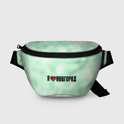 Поясная сумка Новгород города России, цвет: 3D-принт